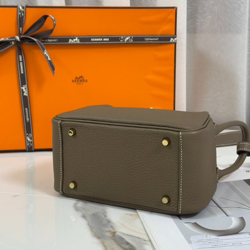 HERMES Mini lindy - 大象灰金 Z-5