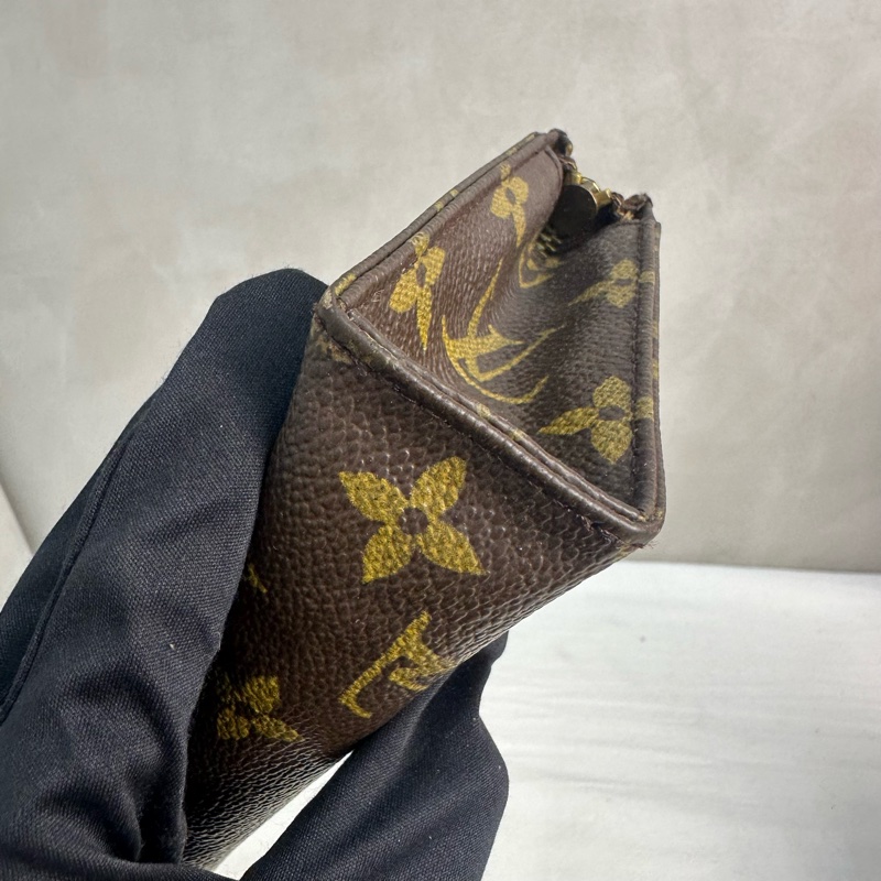 Louis Vuitton 中古老花迷你洗漱手拿包-8