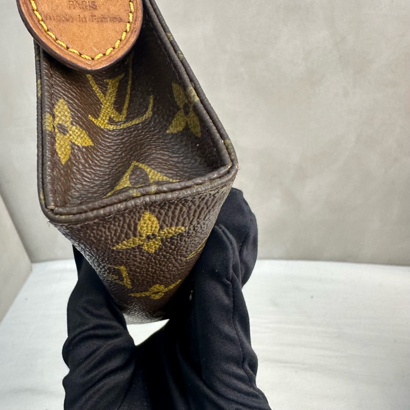 Louis Vuitton 中古老花迷你洗漱手拿包-9