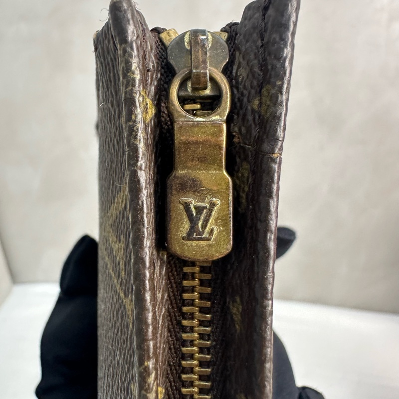 Louis Vuitton 中古老花迷你洗漱手拿包-12