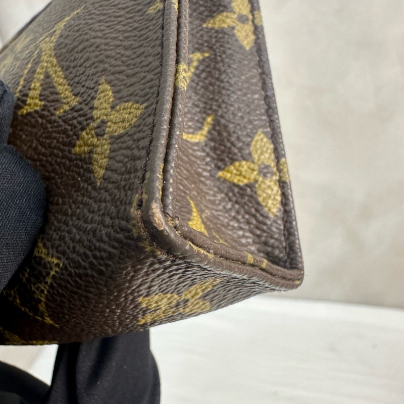 Louis Vuitton 中古老花迷你洗漱手拿包-16