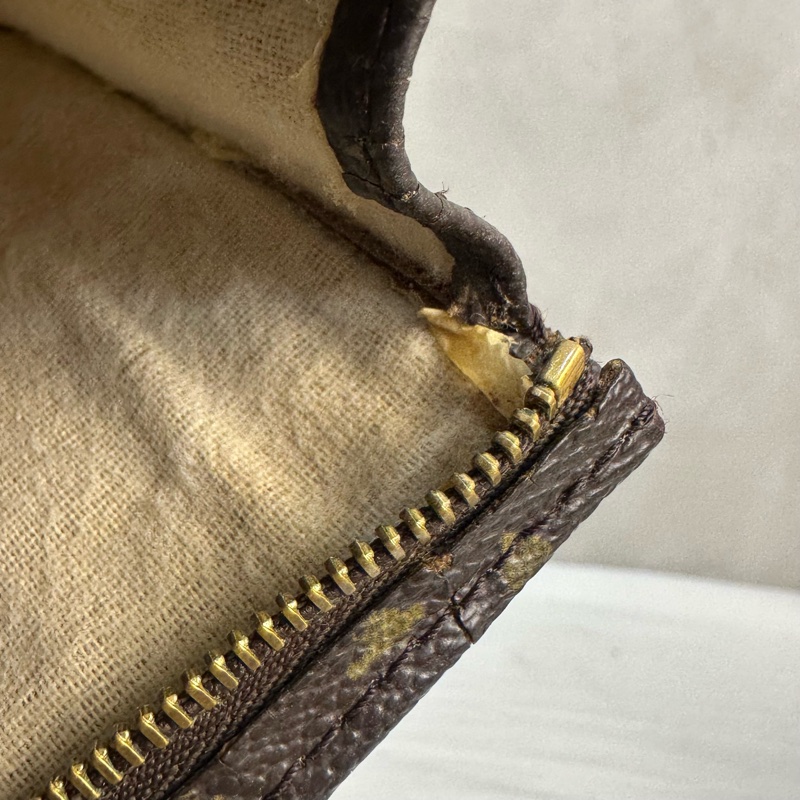 Louis Vuitton 中古老花迷你洗漱手拿包-21