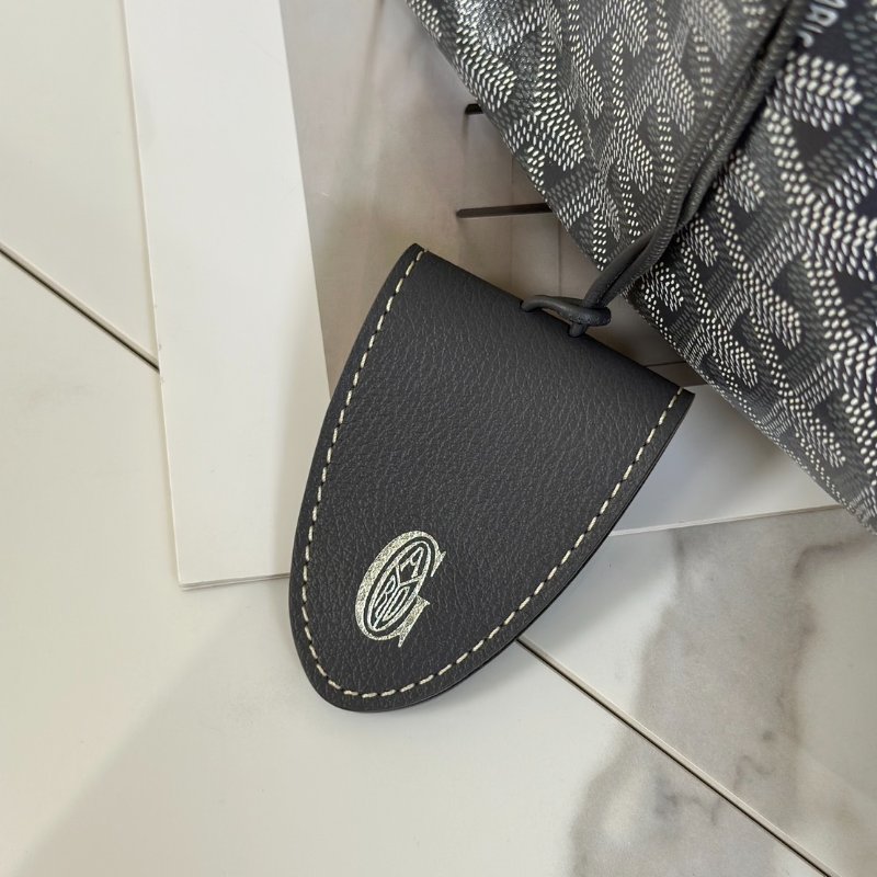 GOYARD 新版亞麻帆布Tote - 小號灰-7