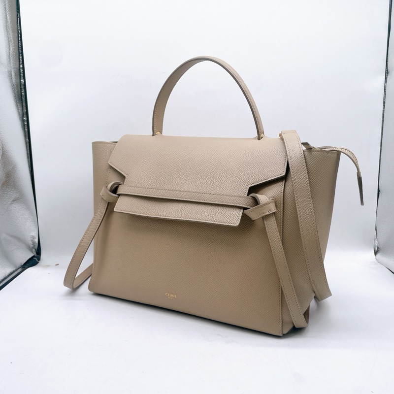 98新Celine/賽琳奶茶色大號鯰魚包20年編碼，低調小眾的顏色，尺寸：28*17*23cm，-2