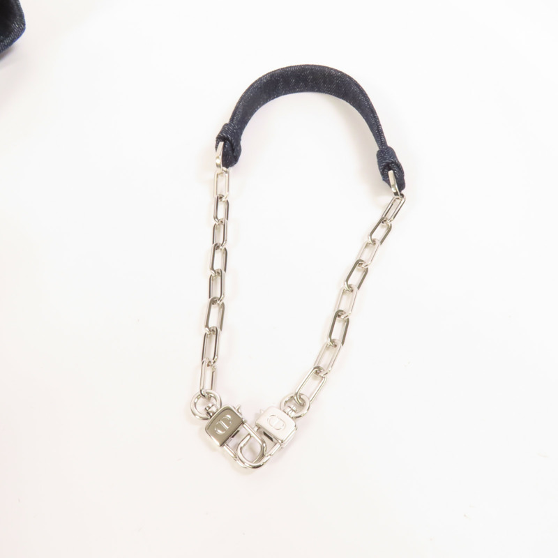 Dior Demin Lady D Joy銀扣手挽肩背兩用袋-7