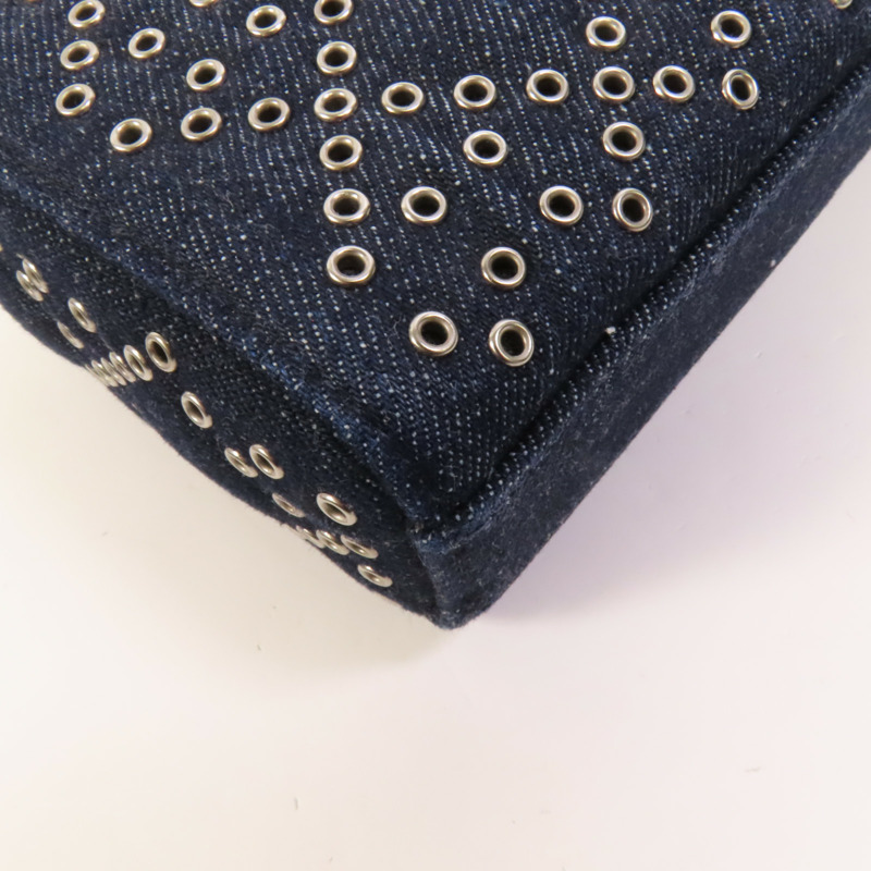 Dior Demin Lady D Joy銀扣手挽肩背兩用袋-12