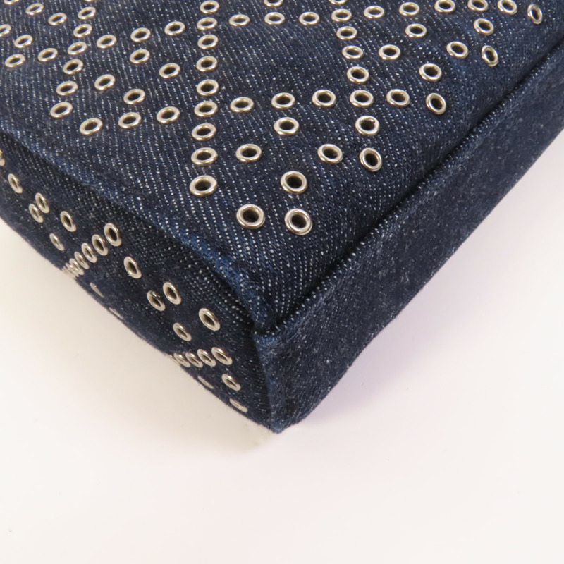 Dior Demin Lady D Joy銀扣手挽肩背兩用袋-14