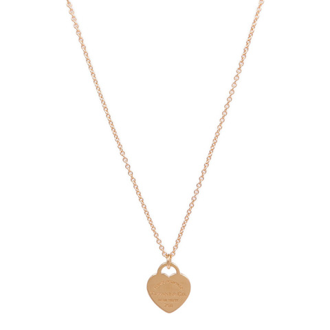 TIFFANY＆CO 18K玫瑰金Return To Tiffany Mini項鍊