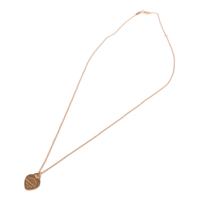 TIFFANY＆CO 18K玫瑰金Return To Tiffany Mini項鍊-3