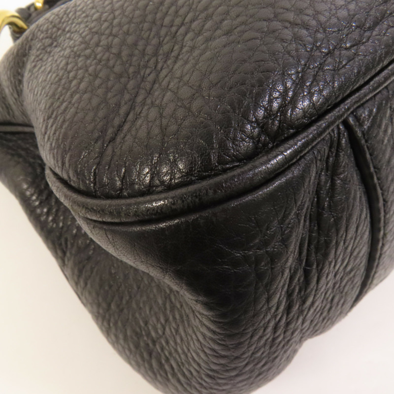 PRADA 牛皮皮革Shoulder Bag金扣肩背袋-14