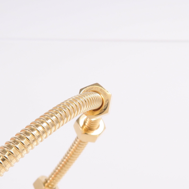 CARTIER 18K玫瑰金Ecrou de Cartier Bracelet手鐲Cartier#17-7