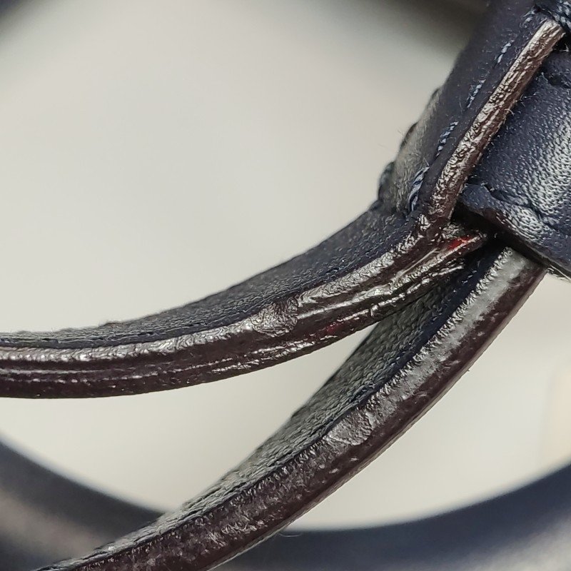 Dior Diorissimo中號牛皮蛇皮純色Dior字母吊飾子母包單肩包-19