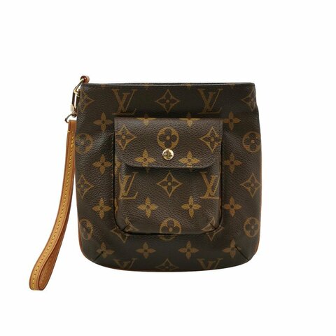 Louis Vuitton(LV)Partition植鞣革Monogram印花手拿包