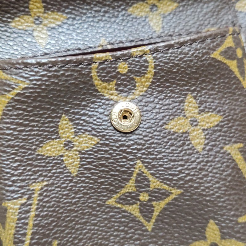 Louis Vuitton(LV)Partition植鞣革Monogram印花手拿包-9