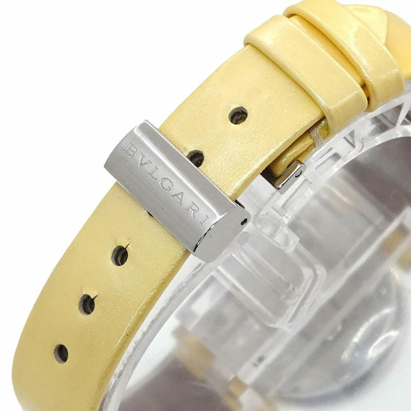 寶格麗 B-Zero1 BZ22S 女士白色貝殼石英腕錶-6