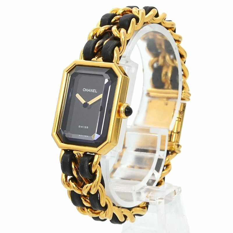 香奈兒 (CHANEL) Premiere 女士腕錶，M 碼，H0001，黑金配色，石英機芯-1