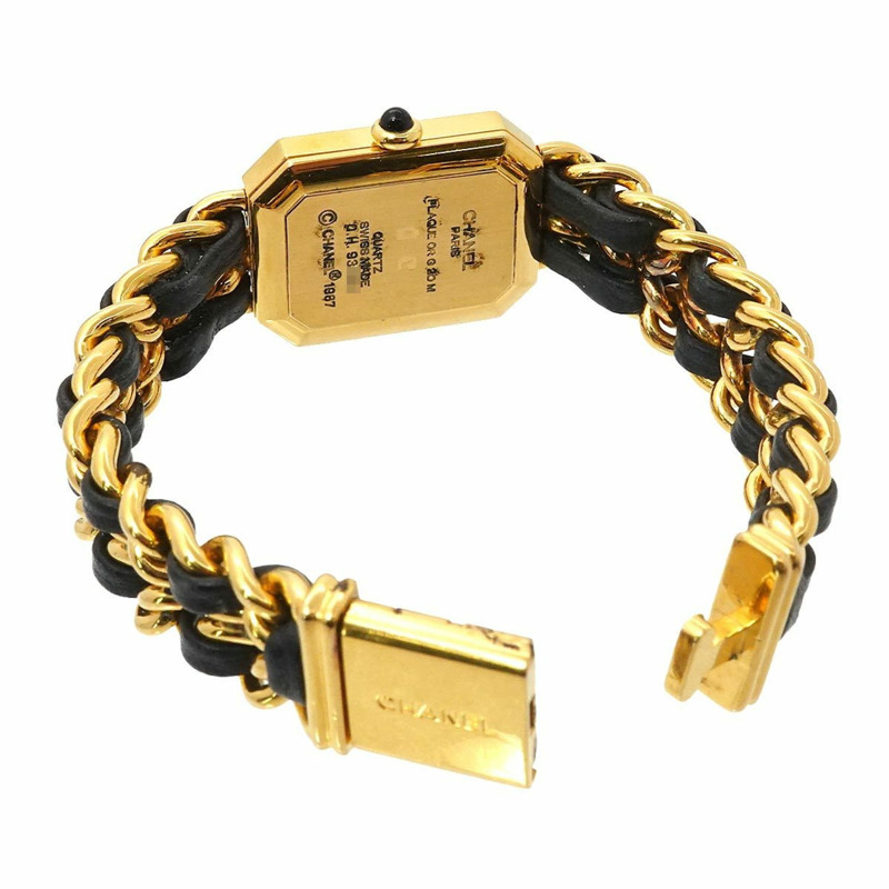 香奈兒 (CHANEL) Premiere 女士腕錶，M 碼，H0001，黑金配色，石英機芯-3