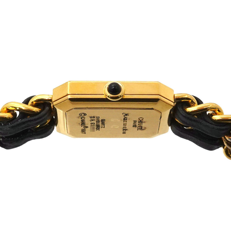 香奈兒 (CHANEL) Premiere 女士腕錶，M 碼，H0001，黑金配色，石英機芯-4