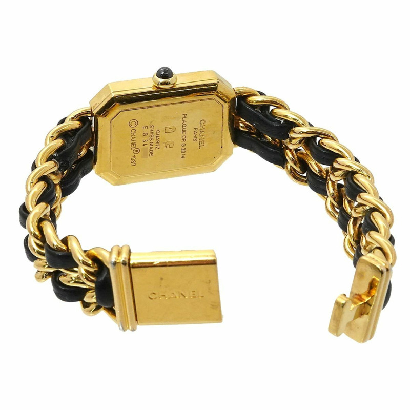 香奈兒 (CHANEL) Premiere 女士腕錶，S 碼，H0001，黑金配色，石英機芯-3