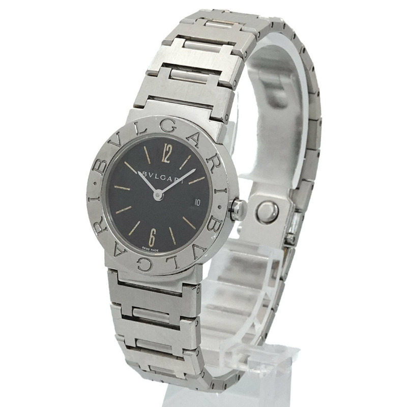 寶格麗 BB26SS 女士腕錶 黑色石英錶-2