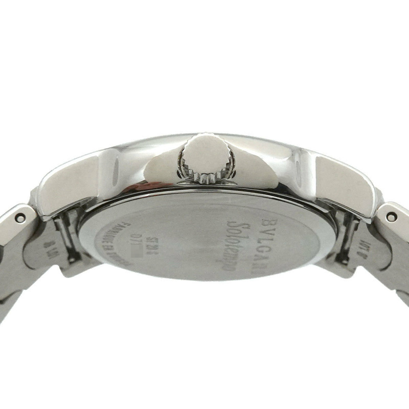 寶格麗 Solo Tempo ST29S 女士腕錶，帶日期顯示，藍色石英機芯-5