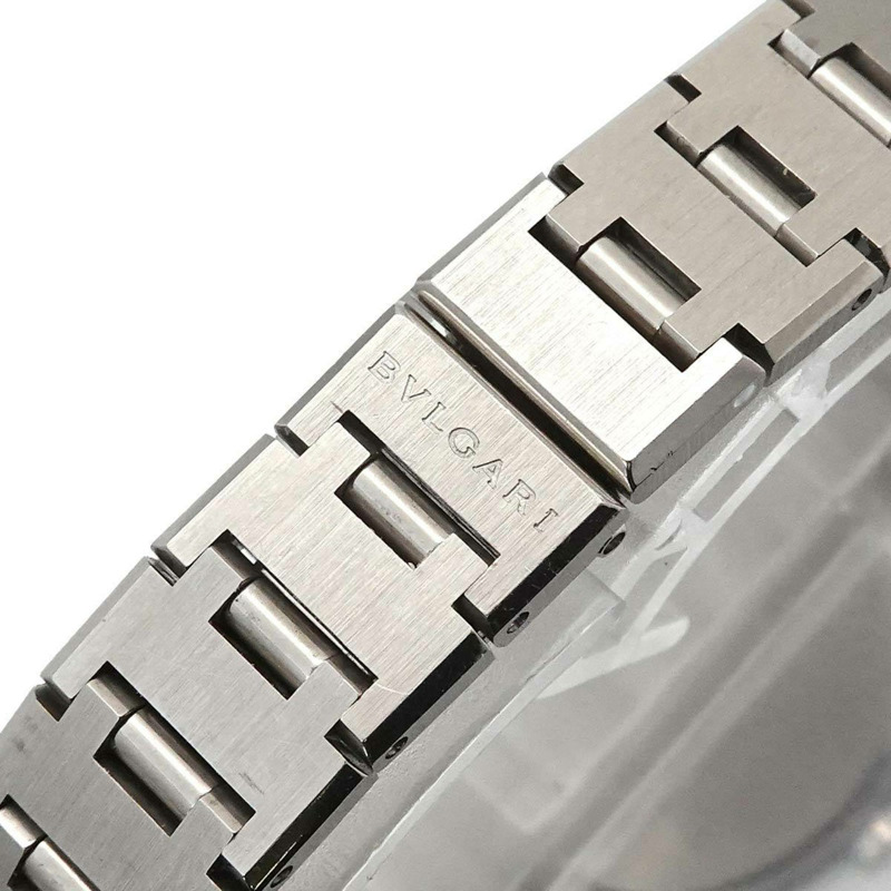 寶格麗 BB26SS 女士腕錶 12P 鑲鑽黑色石英錶-5