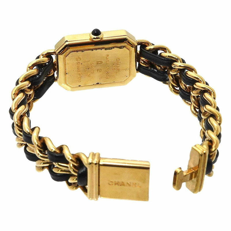 香奈兒 Premiere 女士腕錶，M 碼，H0001，黑金配色，石英機芯-3