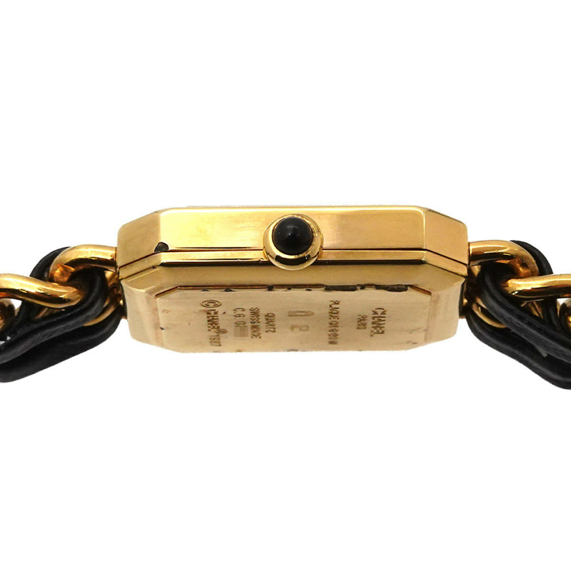 香奈兒 Premiere 女士腕錶，M 碼，H0001，黑金配色，石英機芯-4