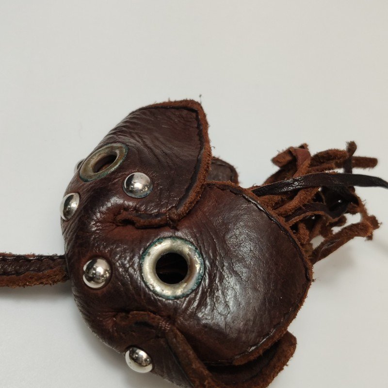 Miu Miu羊皮帆布拼色Logo吊飾拉鏈單肩包-15