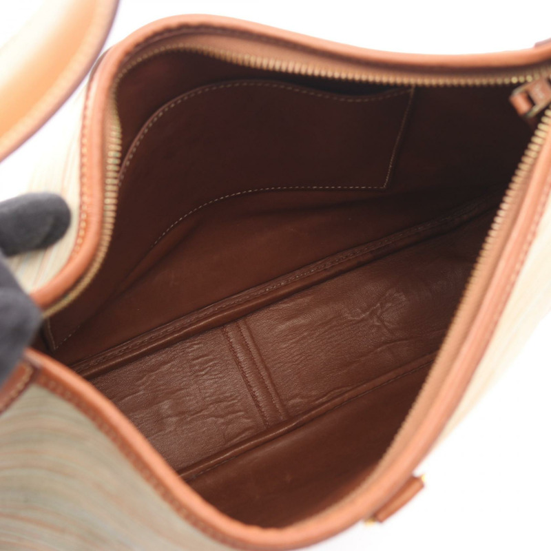 HERMES Trim 35 肩背包 Vibrato Barenia 皮革 灰棕色 Fauve GHW 二手 E-2