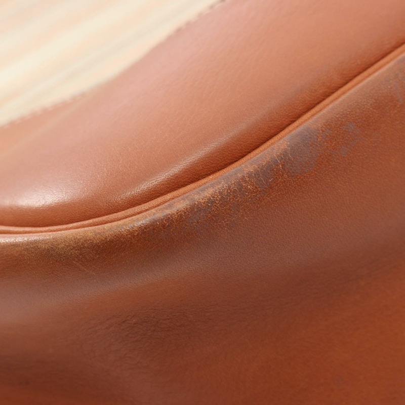 HERMES Trim 35 肩背包 Vibrato Barenia 皮革 灰棕色 Fauve GHW 二手 E-5