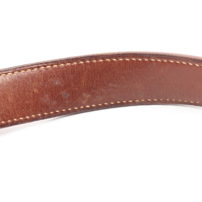 HERMES Trim 35 肩背包 Vibrato Barenia 皮革 灰棕色 Fauve GHW 二手 E-7