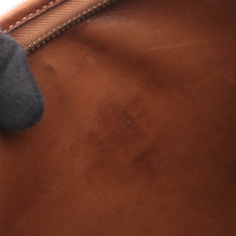 HERMES Trim 35 肩背包 Vibrato Barenia 皮革 灰棕色 Fauve GHW 二手 E-12