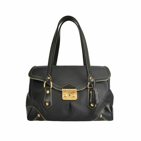 Louis Vuitton(LV)Suhali蘇哈里牛皮羊皮鉚釘手提包