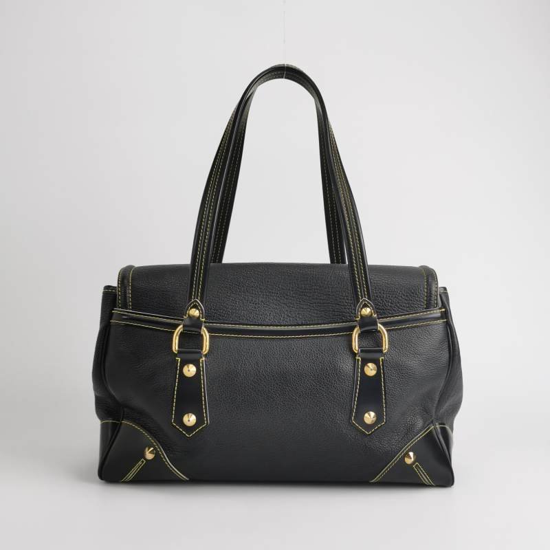 Louis Vuitton(LV)Suhali蘇哈里牛皮羊皮鉚釘手提包-4