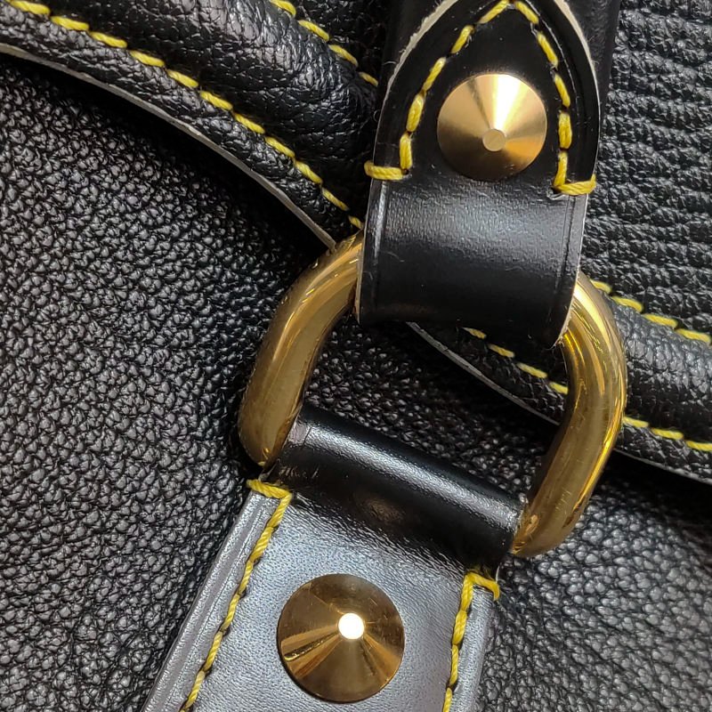 Louis Vuitton(LV)Suhali蘇哈里牛皮羊皮鉚釘手提包-12