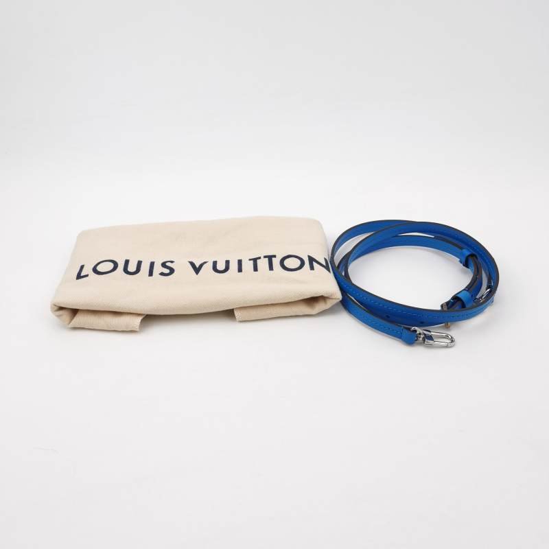 Louis Vuitton(LV)Bleecker牛皮撞色盒子包斜挎包單肩包晶片款-8