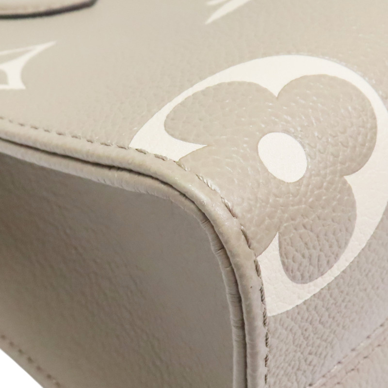 奶灰色 牛皮 OnTheGo PM 兩用包【LOUIS VUITTON LV 路易威登】 M45779-9