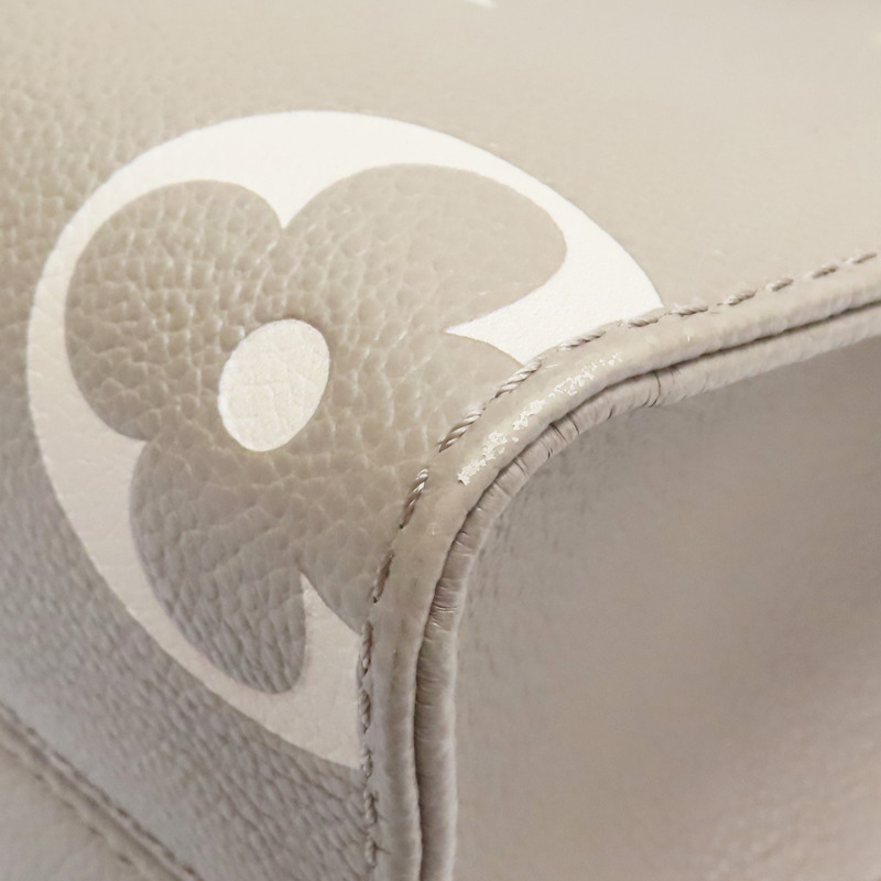 奶灰色 牛皮 OnTheGo PM 兩用包【LOUIS VUITTON LV 路易威登】 M45779-10