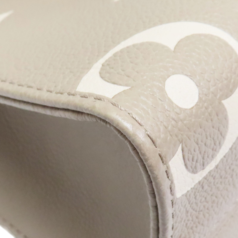 奶灰色 牛皮 OnTheGo PM 兩用包【LOUIS VUITTON LV 路易威登】 M45779-11