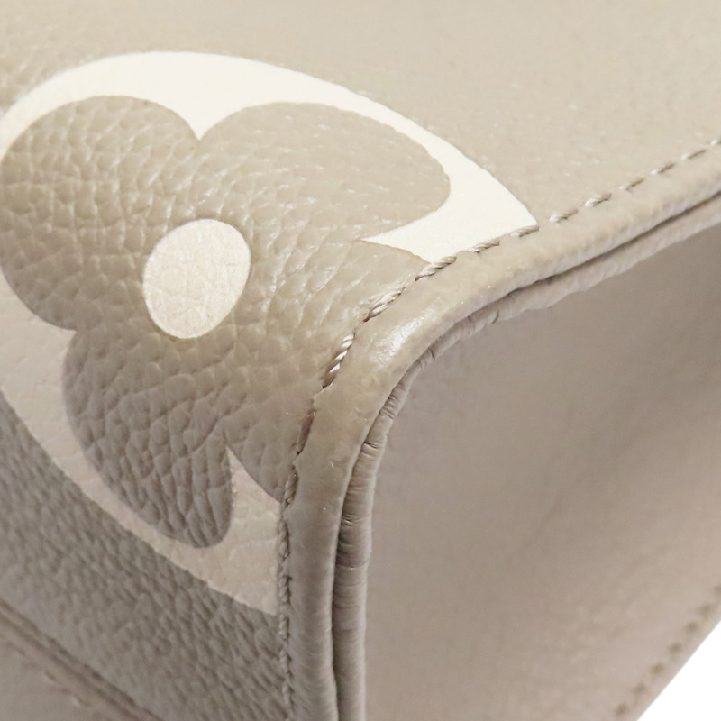 奶灰色 牛皮 OnTheGo PM 兩用包【LOUIS VUITTON LV 路易威登】 M45779-12