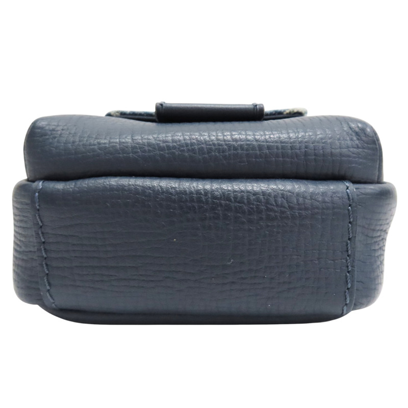 藍色牛皮 單寧布 Nigo聯名限量款 手機包 肩背包【LOUIS VUITTON LV 路易威登】 M81060-3