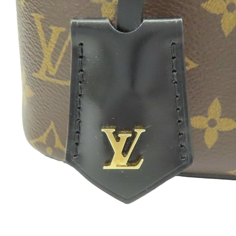 棕色 原花帆布 Vanity 兩用包 無鎖頭【LOUIS VUITTON LV 路易威登】 M45165-5