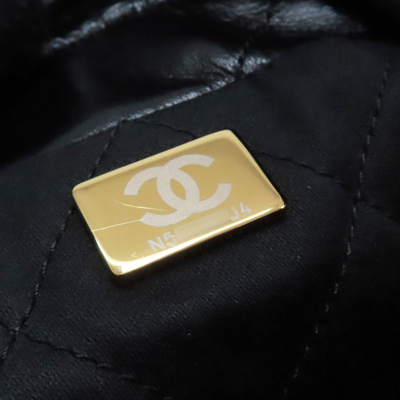 黑色 牛皮 Mini 鍊帶肩背包【CHANEL 香奈兒】 AS3980-9