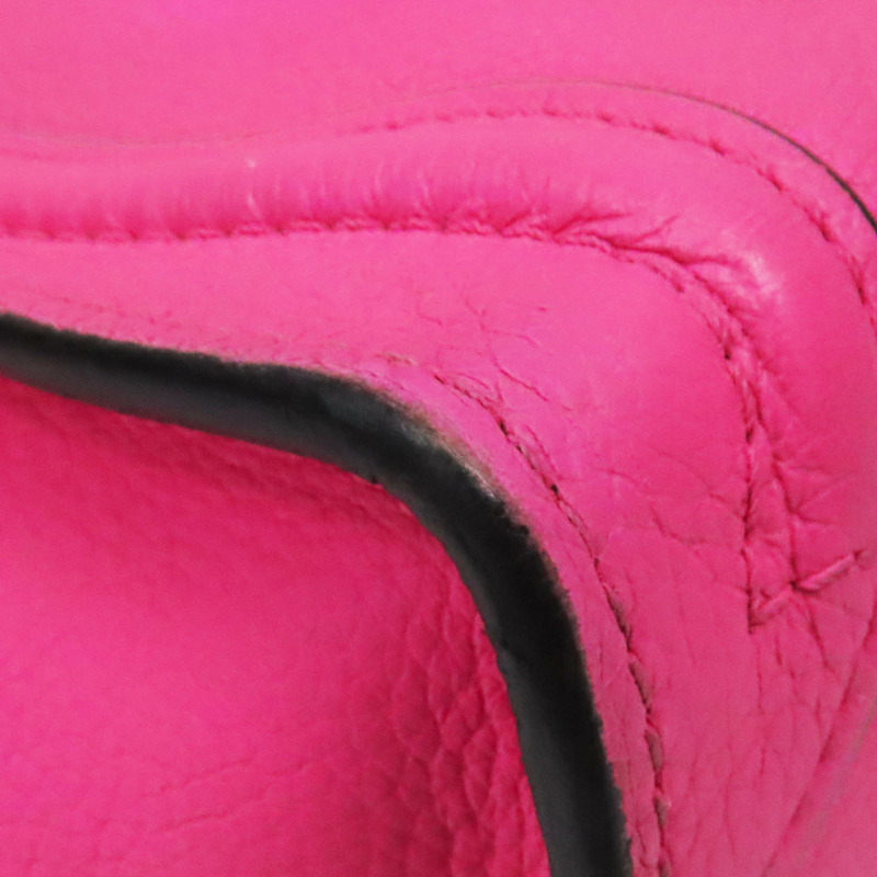 桃紅色 牛皮 Nano Luggage 兩用包【CELINE 賽琳】 189243DRU-10