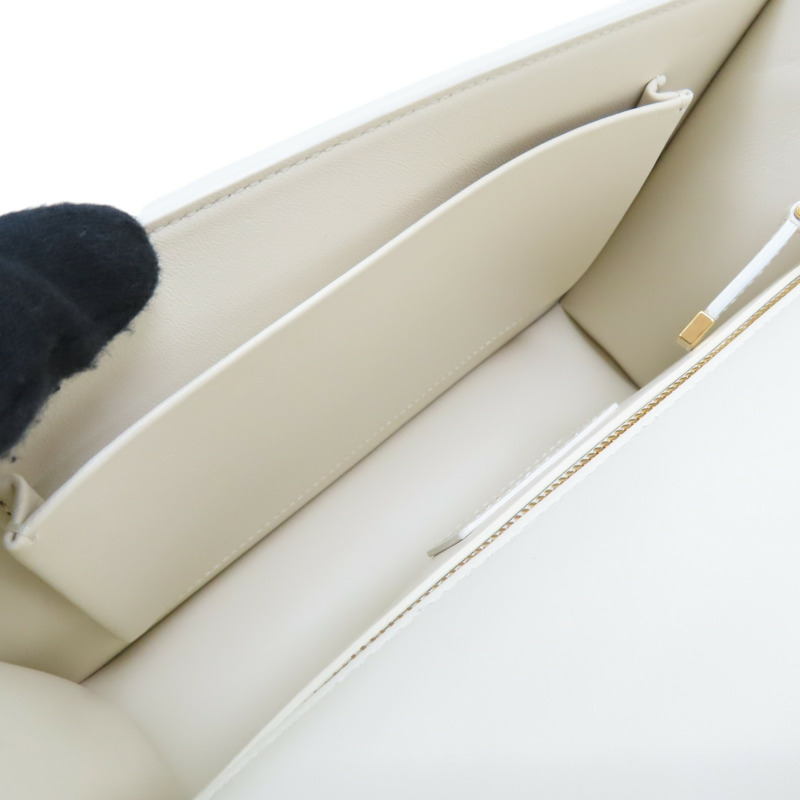 白色 牛皮 30 Montaigne 肩背包【Dior 迪奧 】 M9203UMOS-5