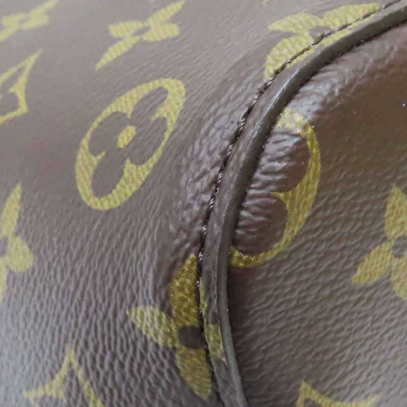 棕色原花帆布 粉色牛皮飾邊 NeoNoe MM 水桶包 兩用包【LOUIS VUITTON LV 路易威登】 M44022-11