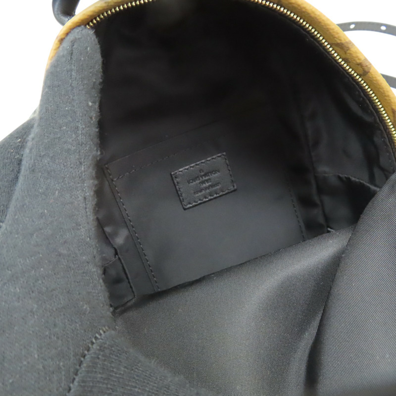 棕色 原花帆布 PALM SPRINGS MINI 後背包【LOUIS VUITTON LV 路易威登】 M42411-4