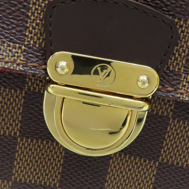 棕色 棋盤格帆布 Ravello GM 肩背包【LOUIS VUITTON LV 路易威登】 N60006-7