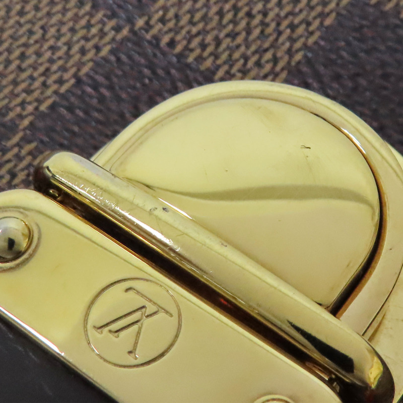 棕色 棋盤格帆布 Ravello GM 肩背包【LOUIS VUITTON LV 路易威登】 N60006-16